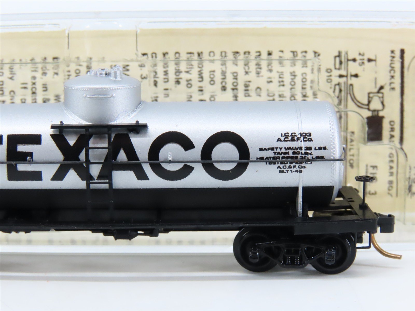 N Scale Micro-Trains 65072 TCX Texaco 39' Single Dome Tank Car 3310 RTR