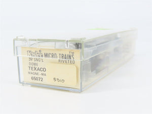N Scale Micro-Trains 65072 TCX Texaco 39' Single Dome Tank Car 3310 RTR