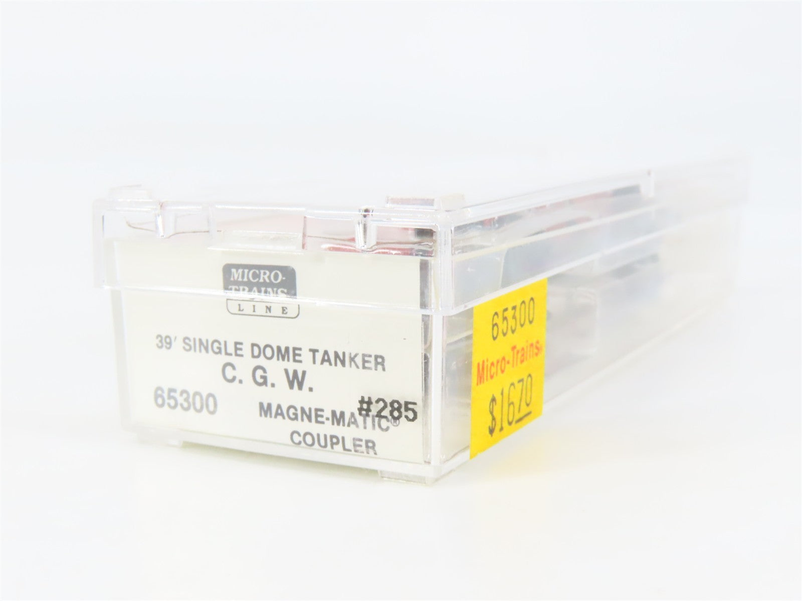 N Micro-Trains MTL 65300 CGW Chicago Great Western 39' Single Dome Tank Car #285