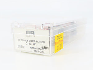 N Micro-Trains MTL 65300 CGW Chicago Great Western 39' Single Dome Tank Car #285