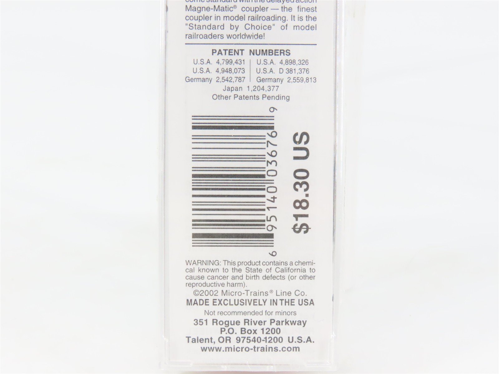 N Scale Micro-Trains 65060 Union Tank Car Company 39' Single Dome Tank Car RTR