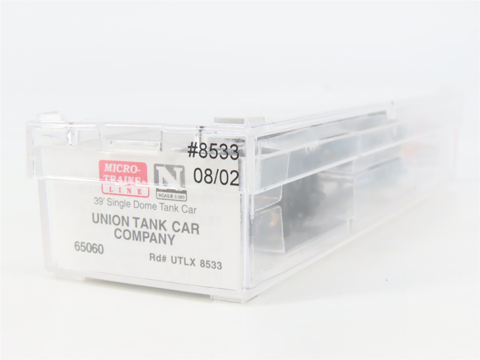 N Scale Micro-Trains 65060 UTLX Union Tank Car 39' Single Dome Tank Car 8533 RTR