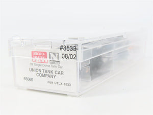 N Scale Micro-Trains 65060 UTLX Union Tank Car 39' Single Dome Tank Car 8533 RTR