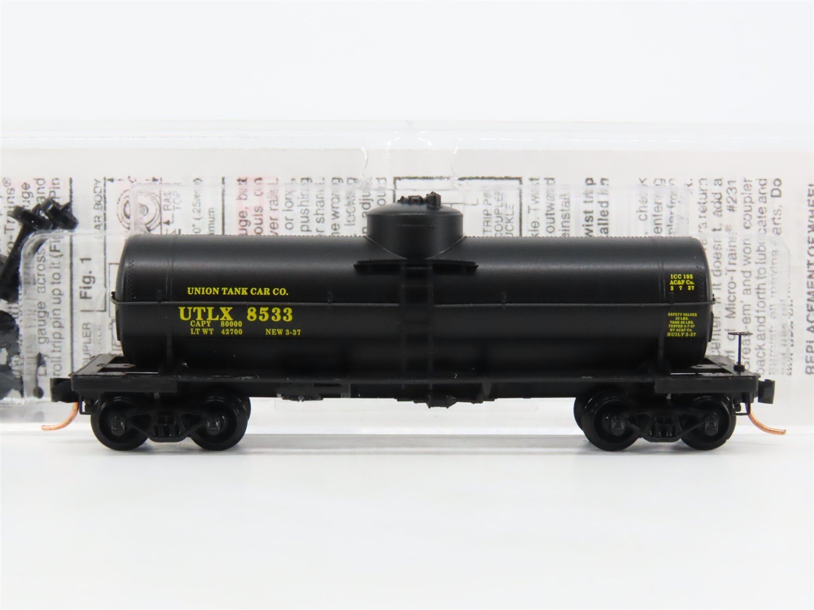 N Scale Micro-Trains 65060 Union Tank Car Company 39' Single Dome Tank Car RTR