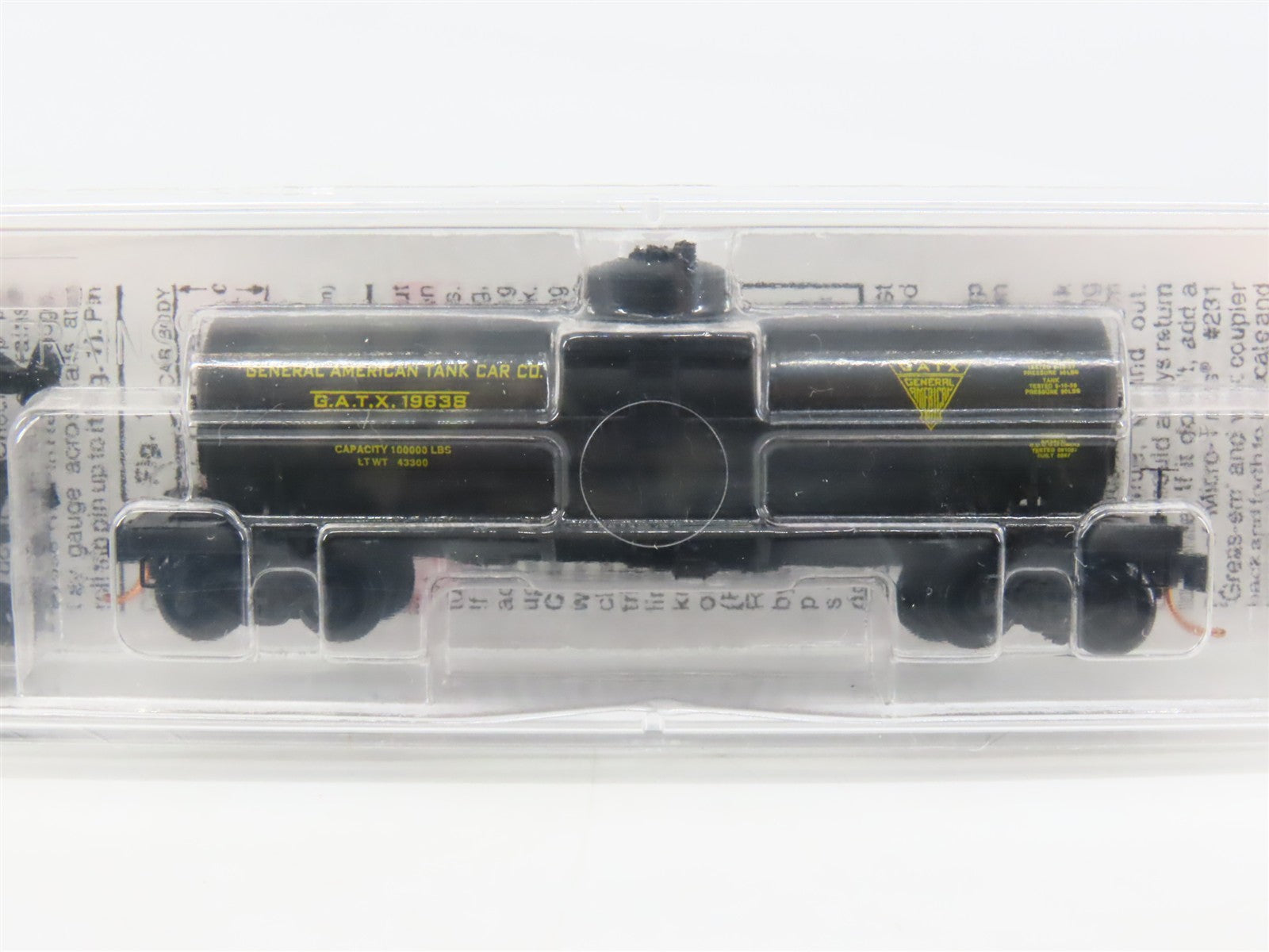 N Micro-Trains MTL 65040 GATX General American Single Dome Tank Car #19638
