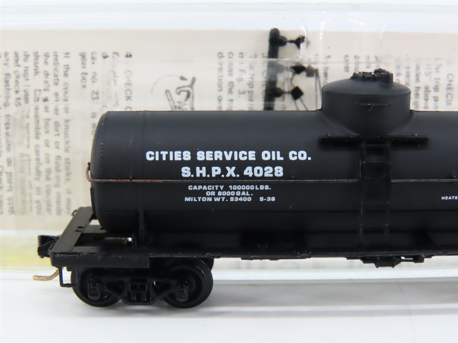 N Scale Micro-Trains 65110 SHPX Cities Service 39' Single Dome Tank Car 4028 RTR