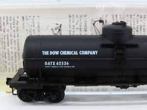 N Scale Micro-Trains 65100 GATX Dow Chemical 39' Single Dome Tank Car 62536 RTR