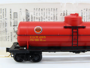 N Micro-Trains MTL 65300 CGW Chicago Great Western 39' Single Dome Tank Car #285