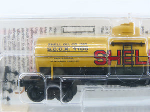 N Scale Micro-Trains MTL 65090/1 SCCX Shell Oil 39' Single Dome Tank Car #1106