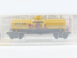 N Scale Micro-Trains MTL 65090 SCCX Shell Oil 39' Single Dome Tank Car #1103