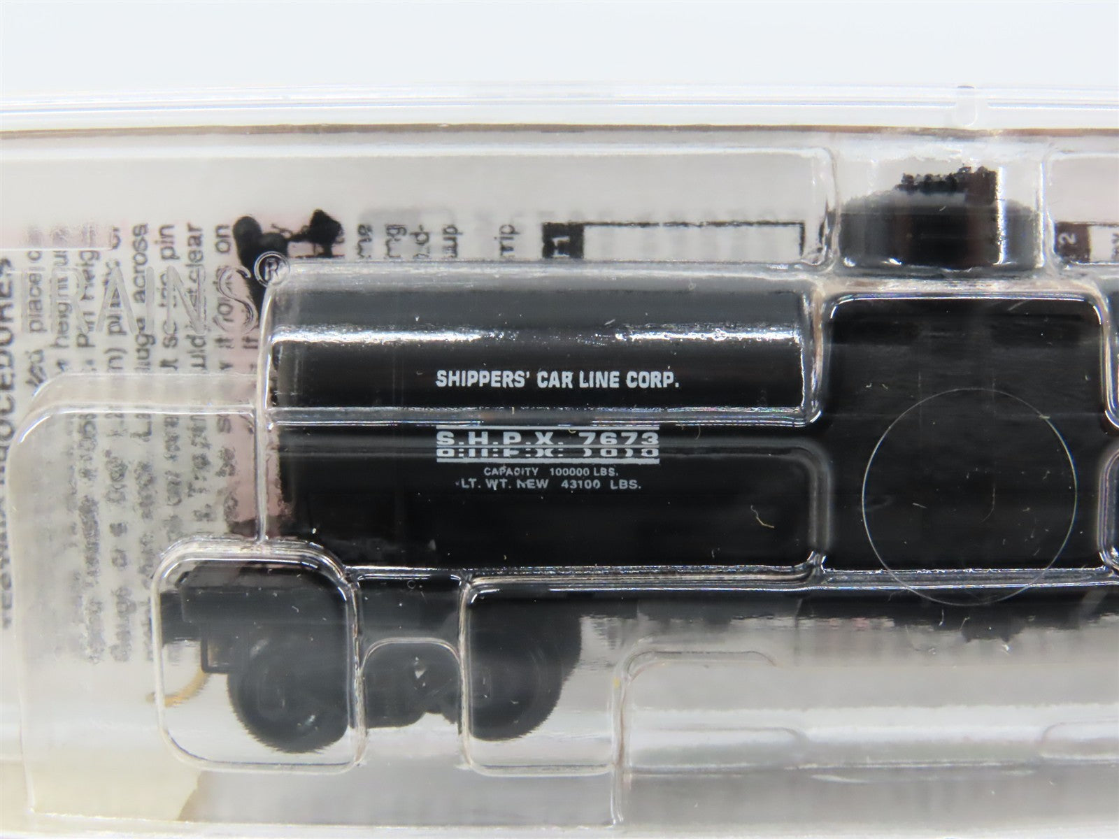 N Scale Micro-Trains MTL 65170 SHPX 39' Single Dome Tank Car #7673 RTR