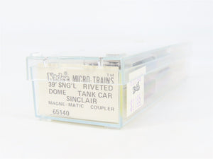 N Scale Kadee / Micro-Trains Line 65140 SDRX Sinclair 39' Tank Car 12168 RTR