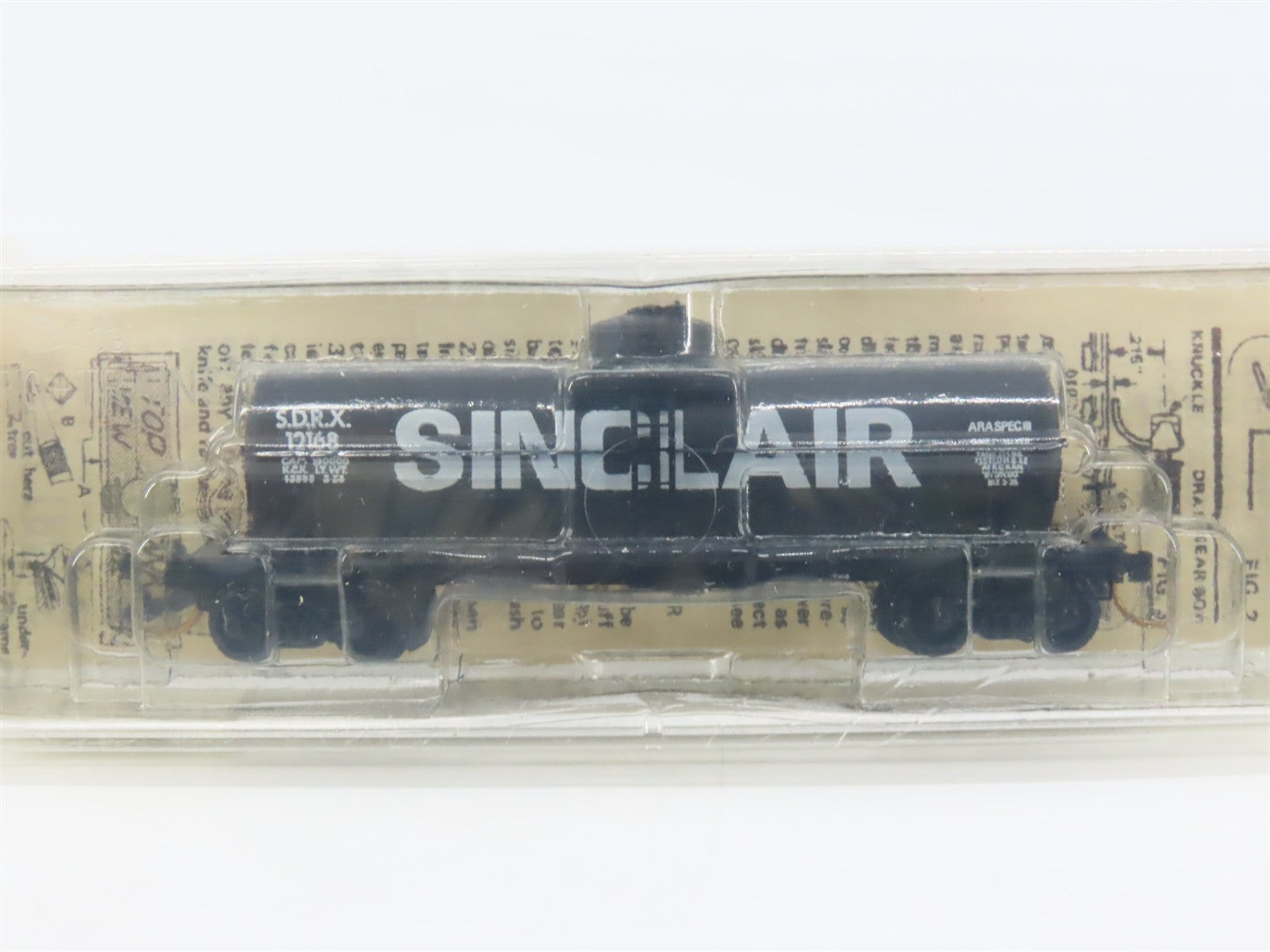 N Scale Kadee Micro-Trains MTL 65140 SDRX Sinclair Single Dome Tank Car #12168