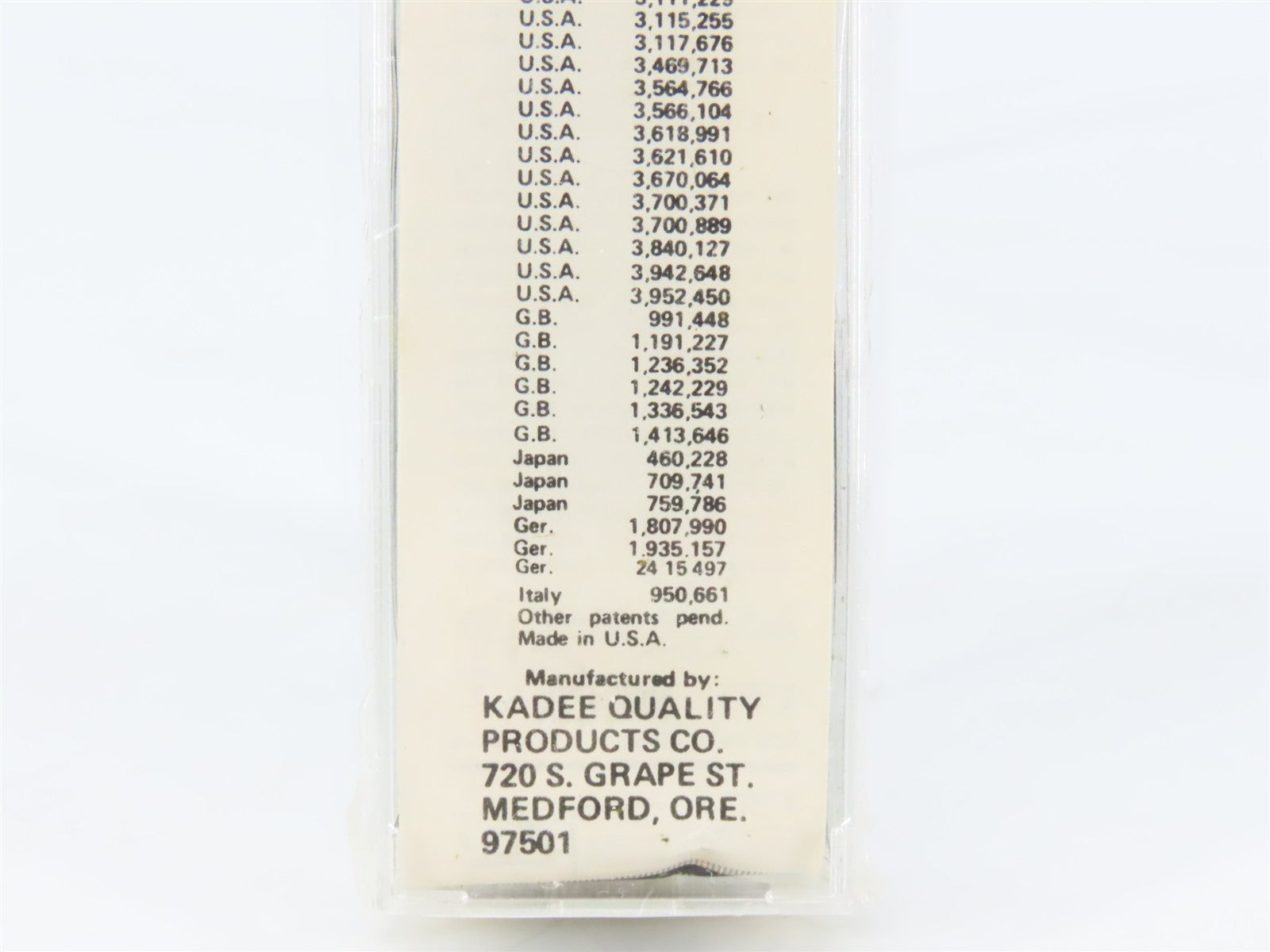 N Scale Kadee Micro-Trains MTL 65140 SDRX Sinclair Single Dome Tank Car #12168