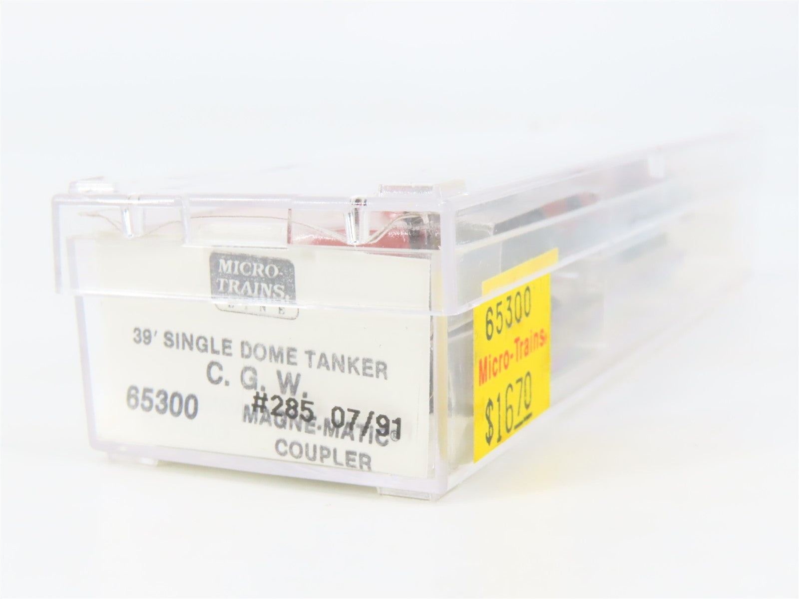 N Micro-Trains MTL 65300 CGW Chicago Great Western 39' Single Dome Tank Car 285