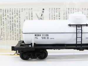 N Scale Micro-Trains 65120 MOBX Mobil Oil 39' Single Dome Tank Car 11129 RTR
