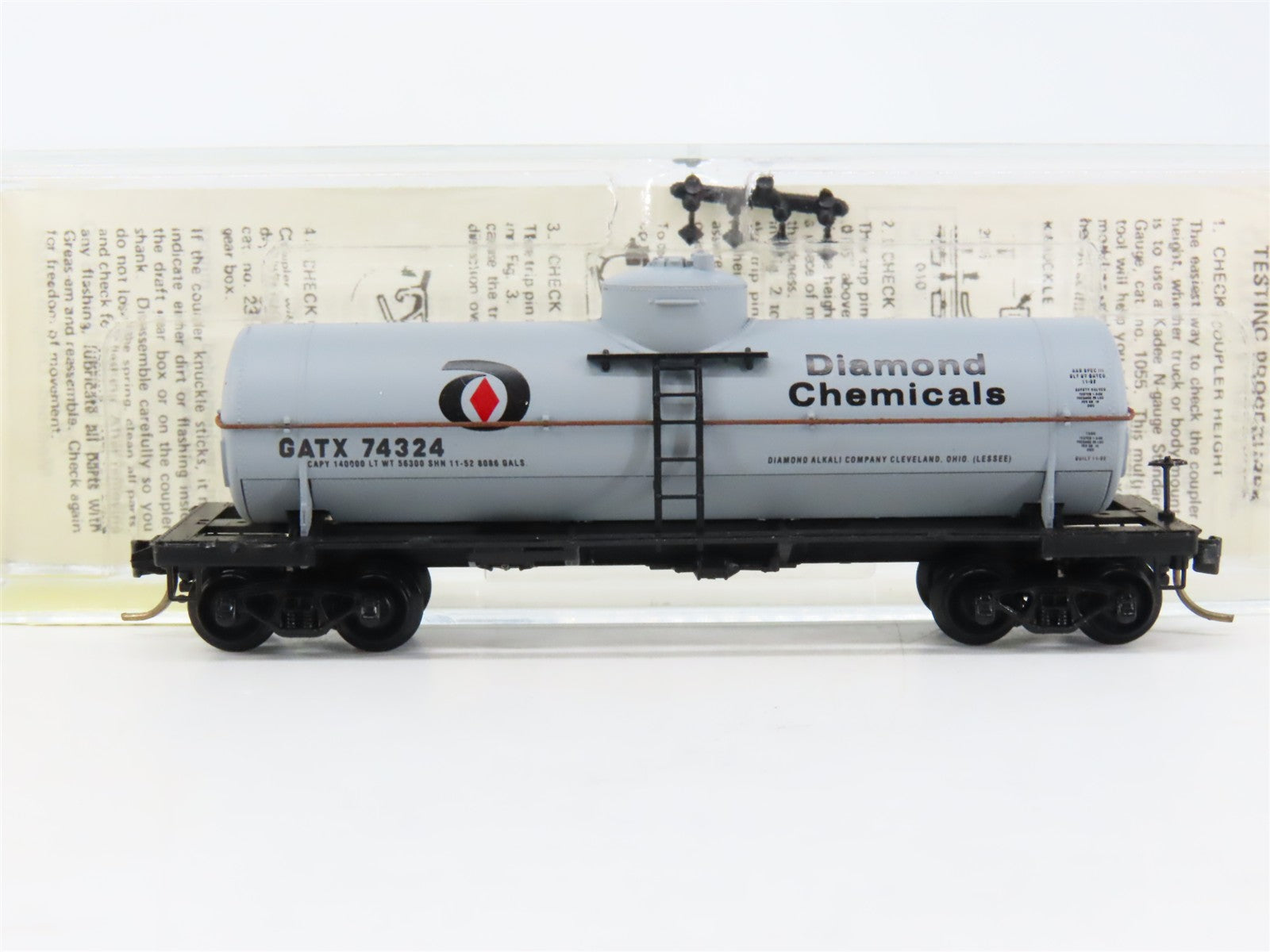 N Scale Micro-Trains MTL 65190 GATX 38' Tank Car 74324 RTR