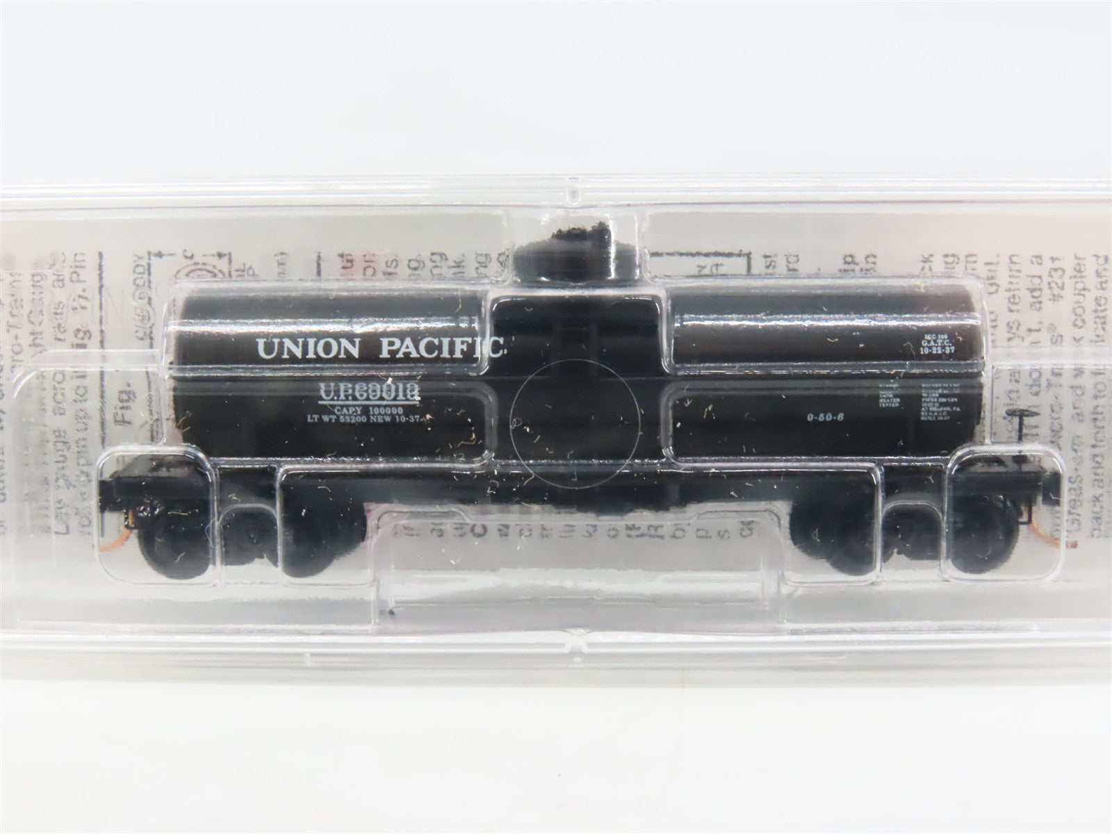 N Scale Micro-Trains MTL 65180 U.P. Union Pacific 39' Single Dome Tank Car RTR