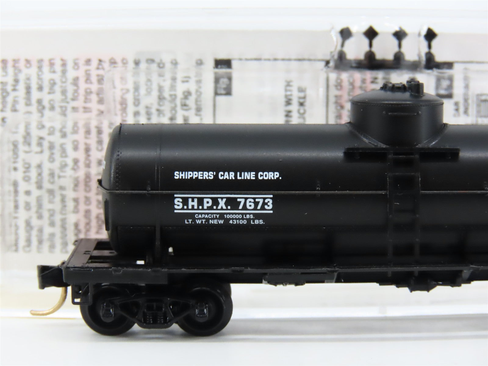 N Scale Micro-Trains MTL 65170 SHPX Shippers' Car Line 39' Tank Car 7673 RTR