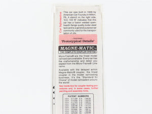 N Scale Micro-Trains MTL 65170 SHPX Shippers' Car Line 39' Tank Car 7673 RTR