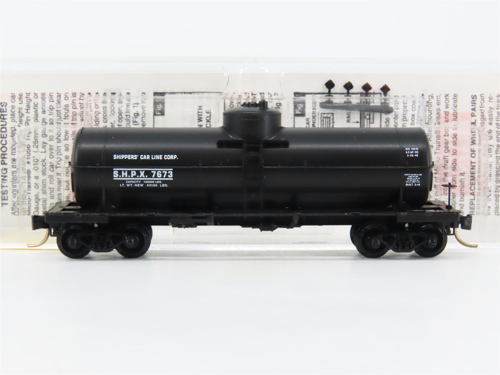 N Scale Micro-Trains MTL 65170 Shipper's Car Line 39' Single Dome Tank Car RTR