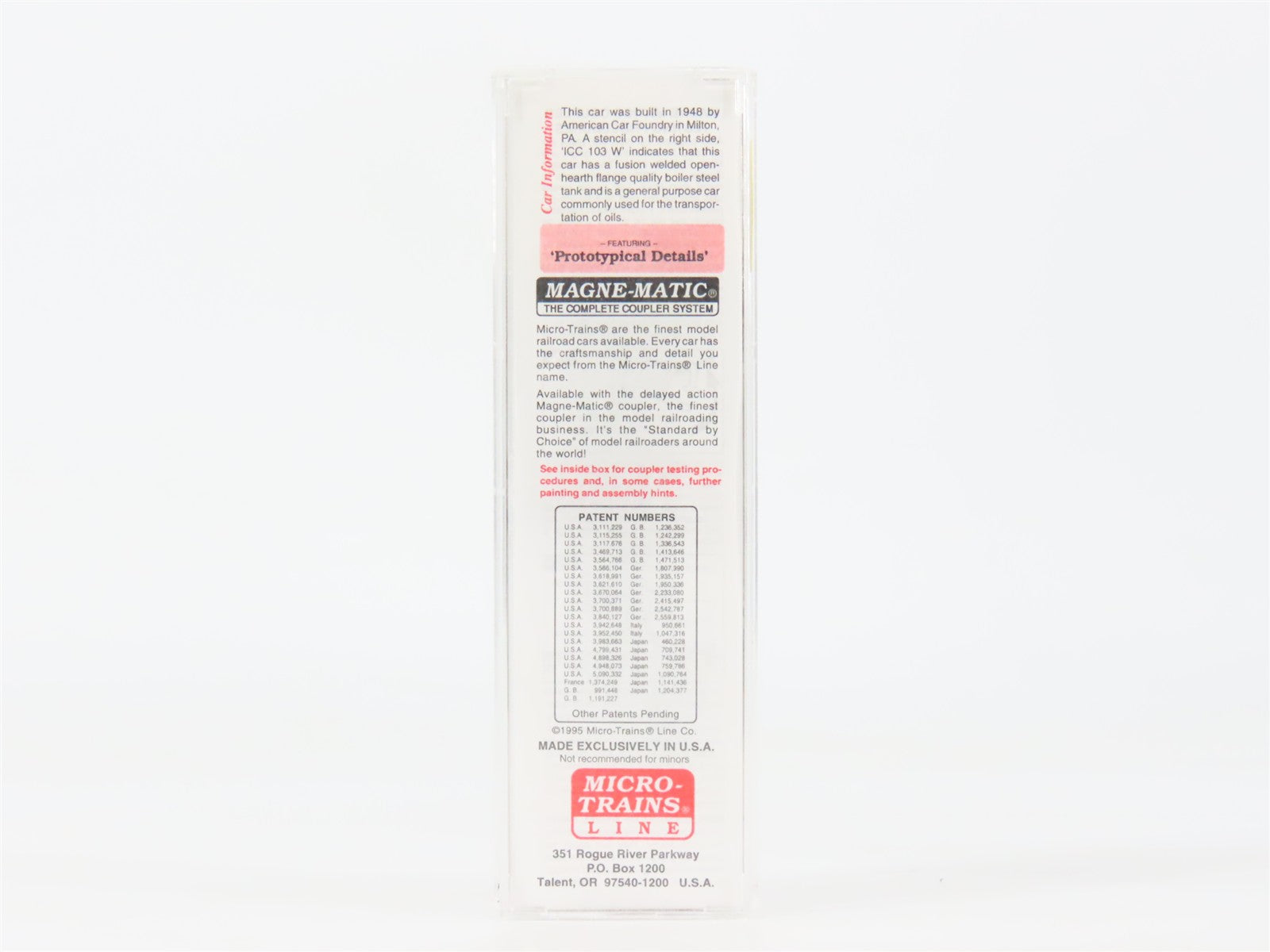 N Scale Micro-Trains MTL 65170 Shipper's Car Line 39' Single Dome Tank Car RTR