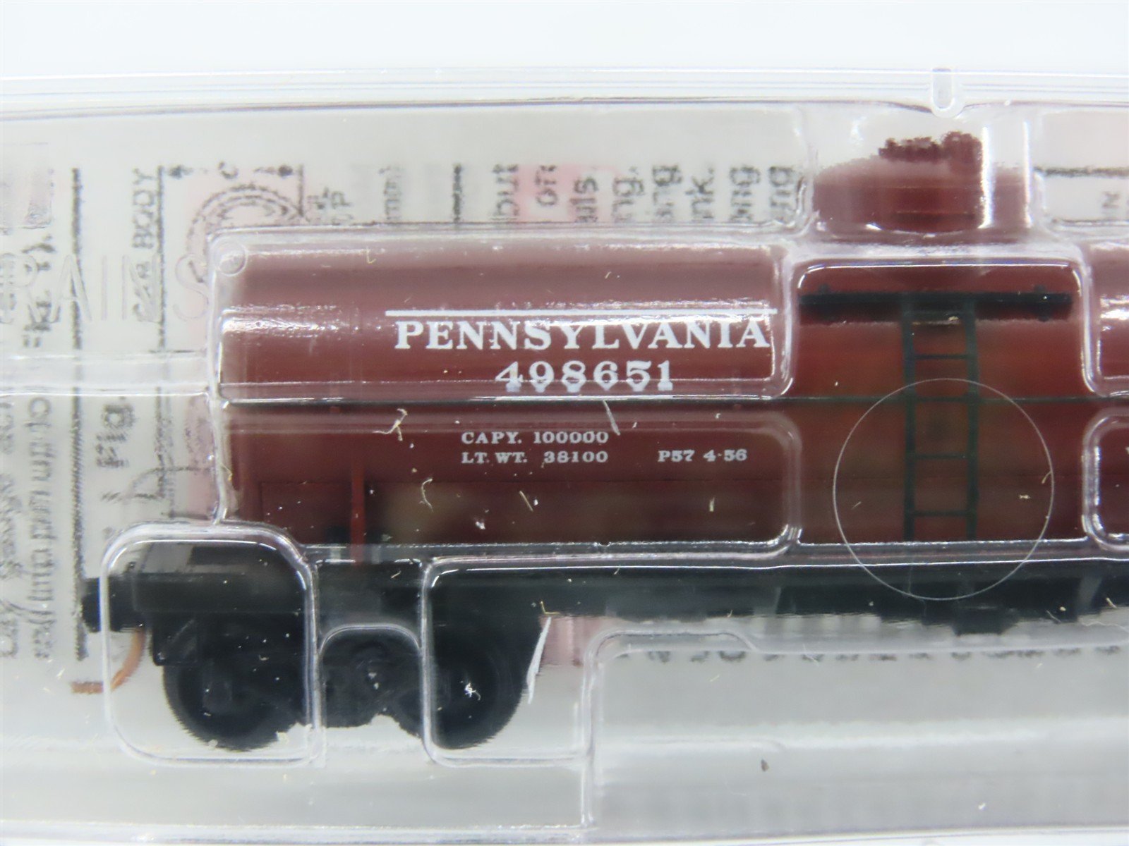 N Scale Micro-Trains MTL 65230 PRR Pennsylvania Railroad 39' Tank Car 498651 RTR