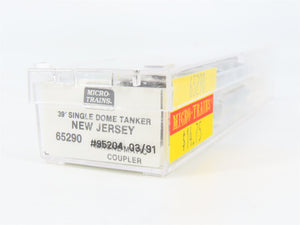 N Scale Micro-Trains MTL 65290 CNJ Jersey Central 39' Single Dome Tank Car RTR