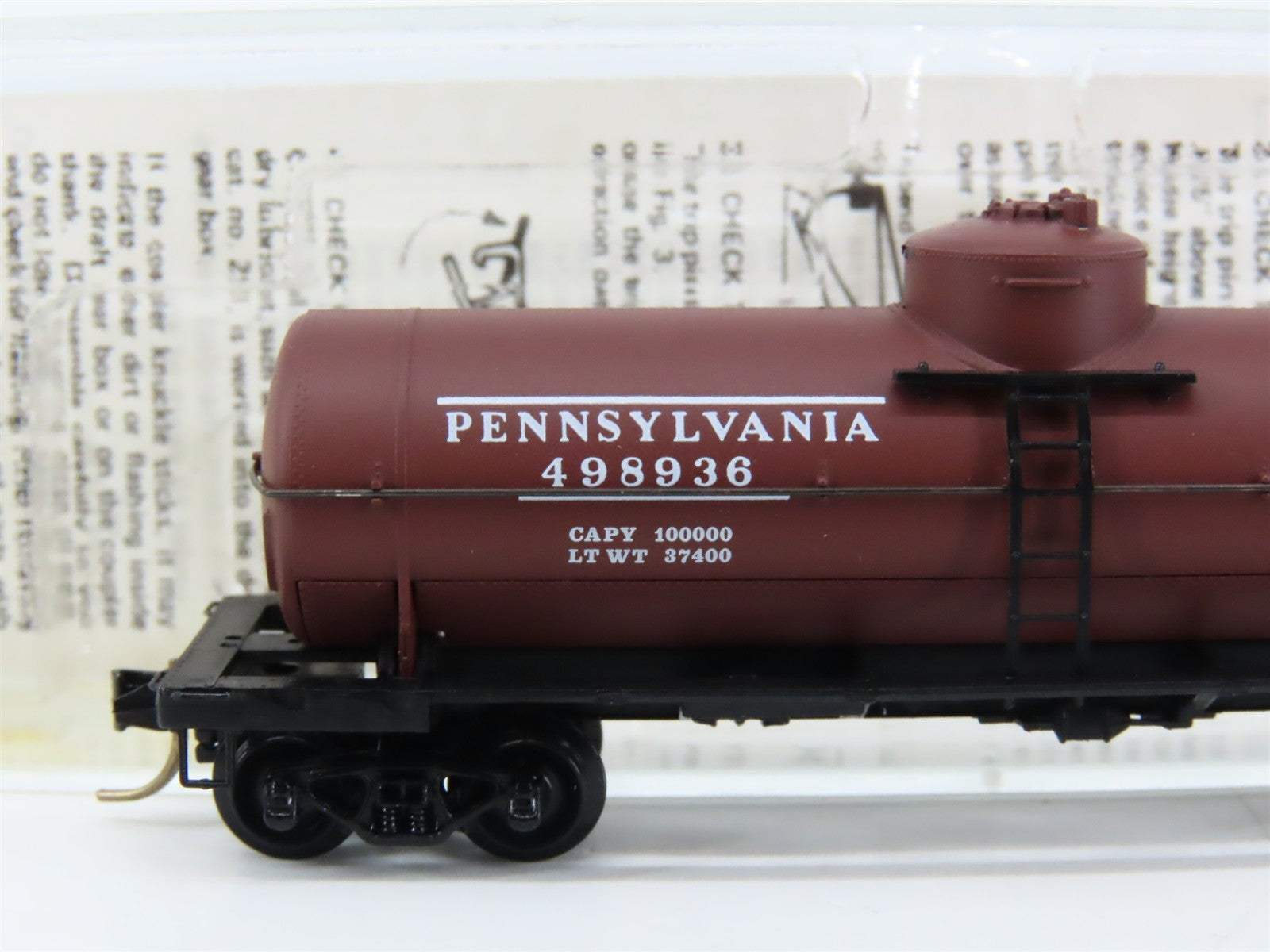 N Scale Micro-Trains MTL 65290 CNJ Jersey Central 39' Single Dome Tank Car RTR