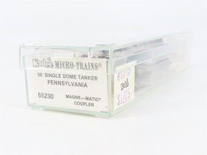 N Scale Micro-Trains MTL 65290 CNJ Jersey Central 39' Single Dome Tank Car RTR