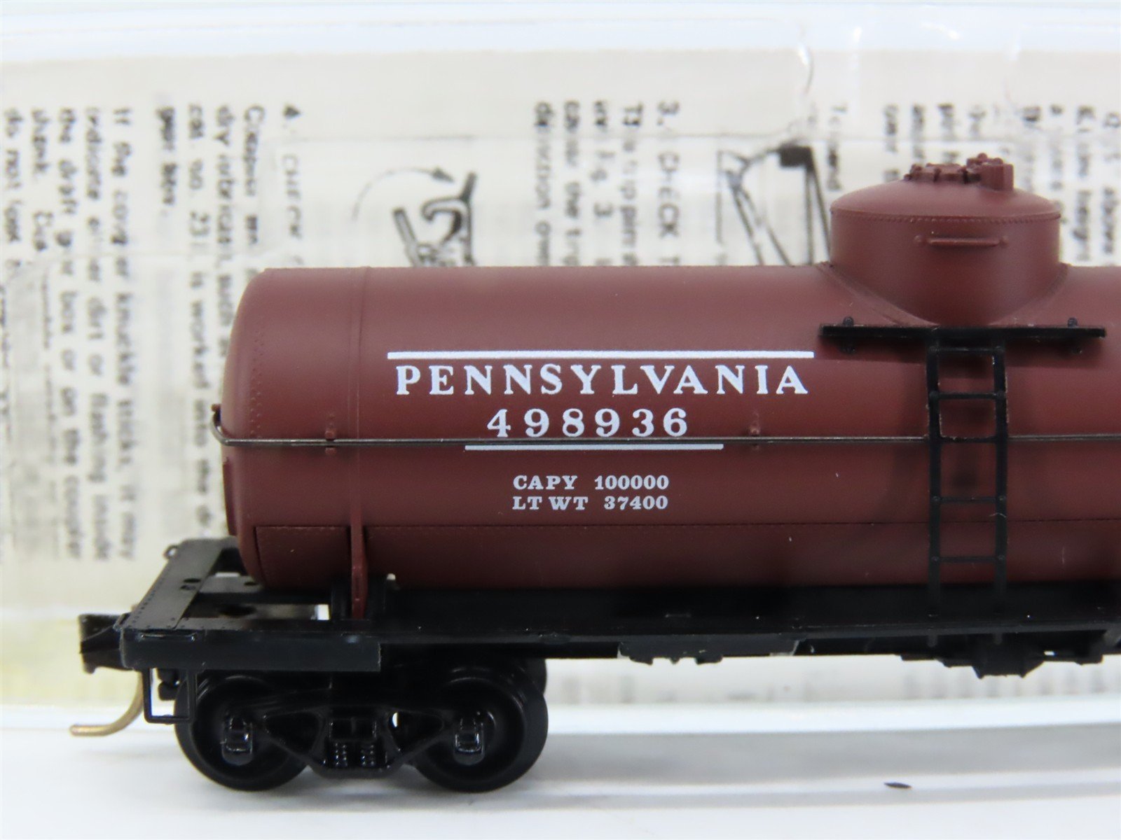 N Scale Micro-Trains MTL 65230 PRR Pennsylvania 39' Tank Car 498936 RTR