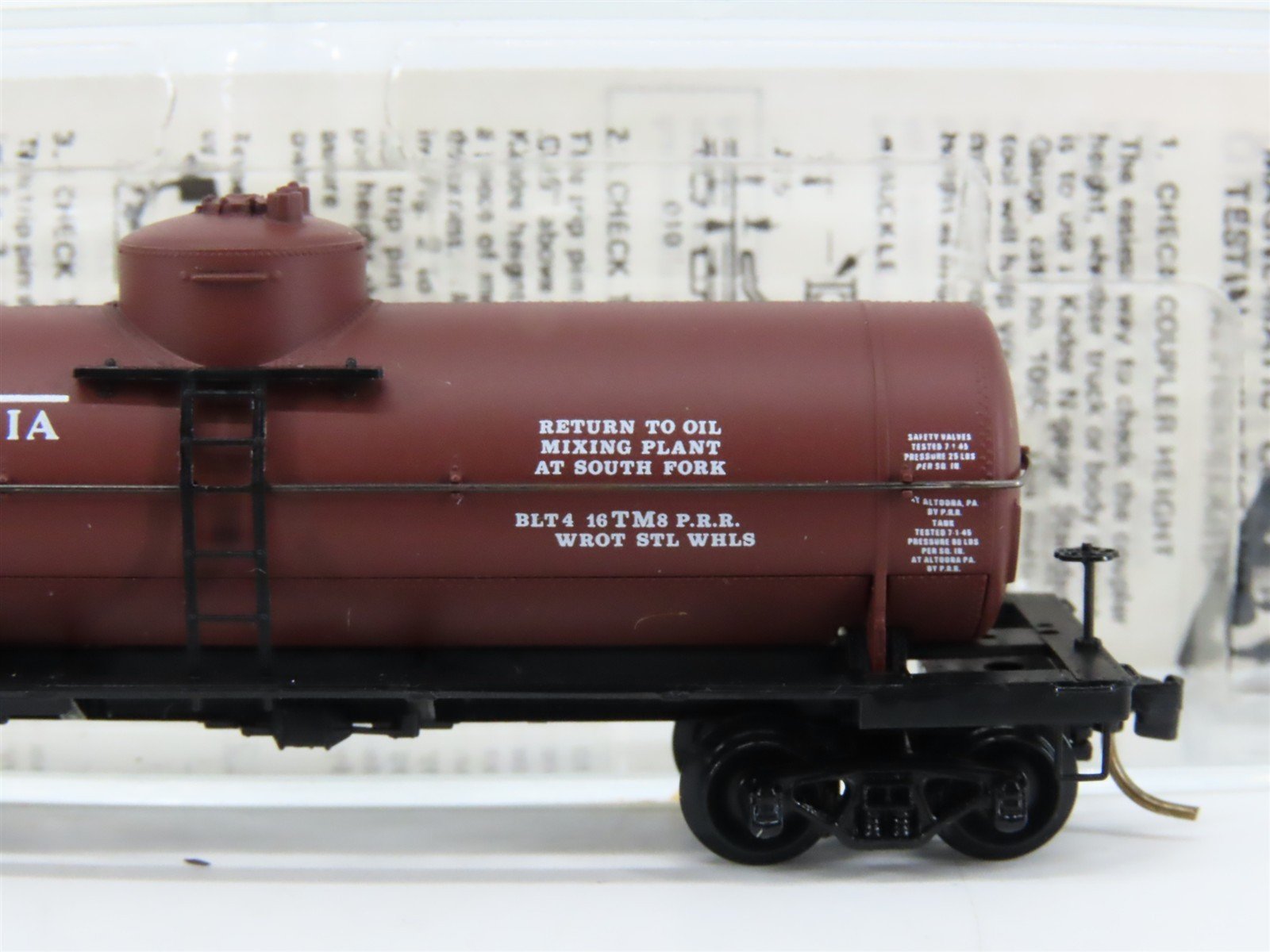 N Scale Micro-Trains MTL 65230 PRR Pennsylvania 39' Tank Car 498936 RTR