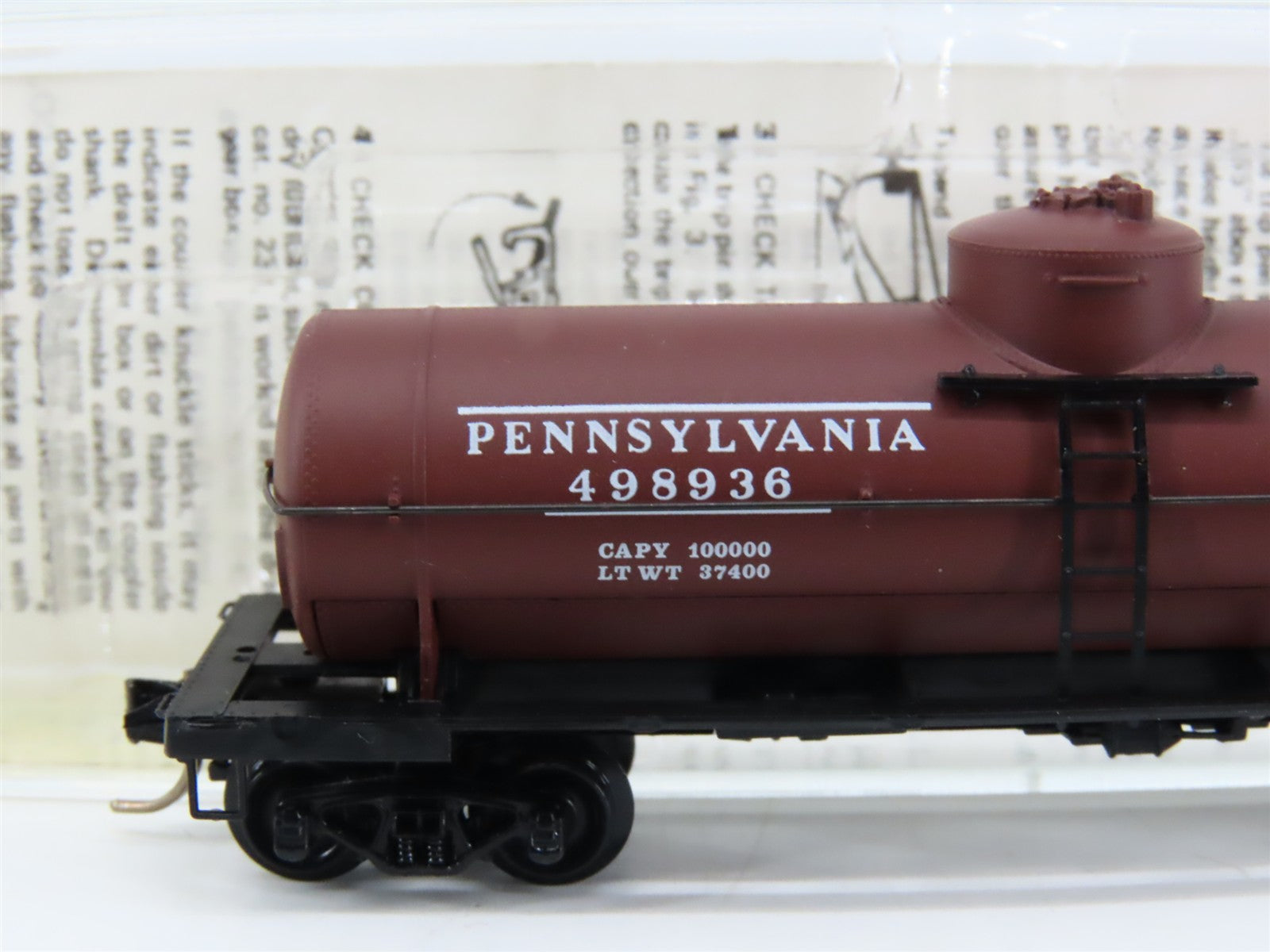 N Scale Micro-Trains MTL 65230 PRR Pennsylvania 39' Tank Car 498936 RTR