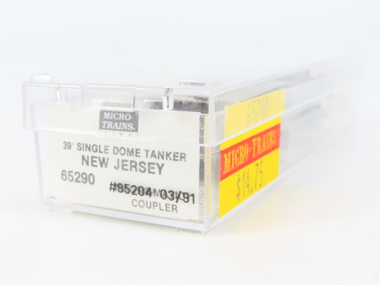 N Scale Micro-Trains MTL 65290 CNJ Jersey Central 39' Tank Car 95204 RTR