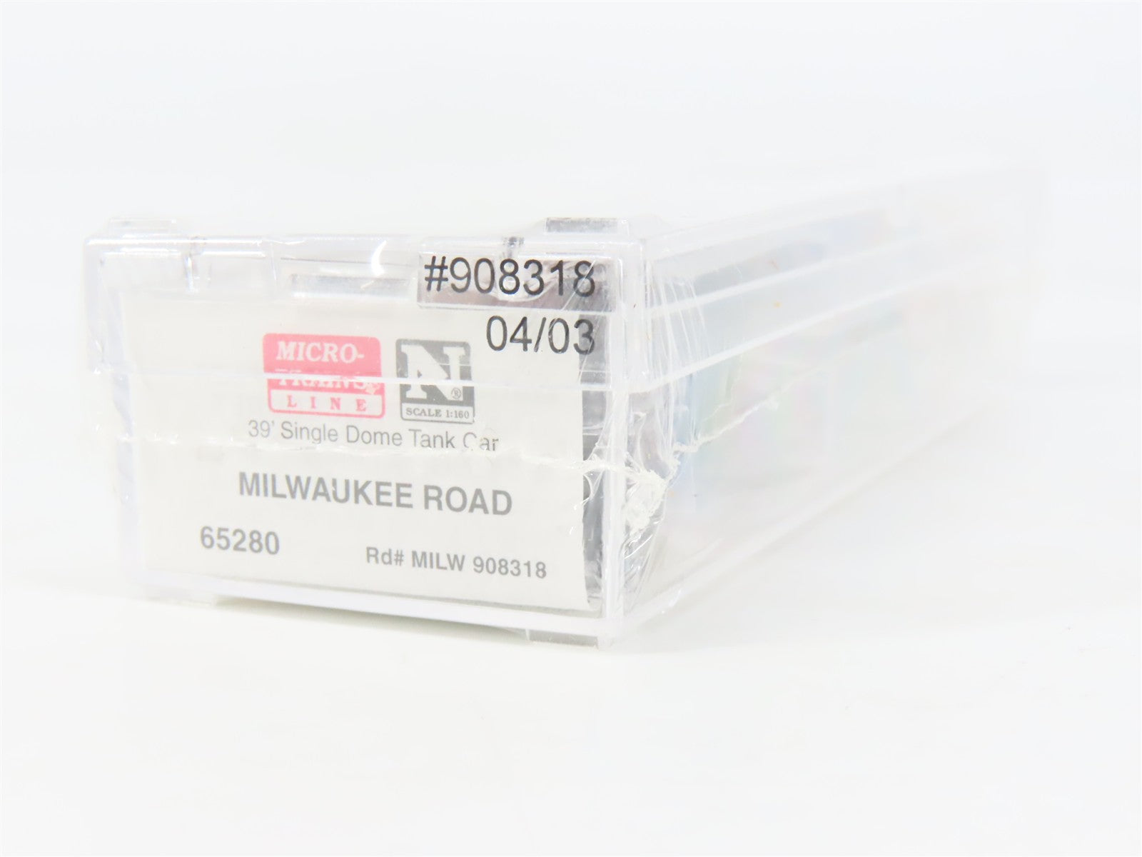 N Scale Micro-Trains MTL 65280 MILW Milwaukee Road 39' Tank Car 908318 RTR