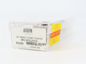 N Scale Micro-Trains MTL 65280 MILW Milwaukee 39' Tank Car 908310 RTR