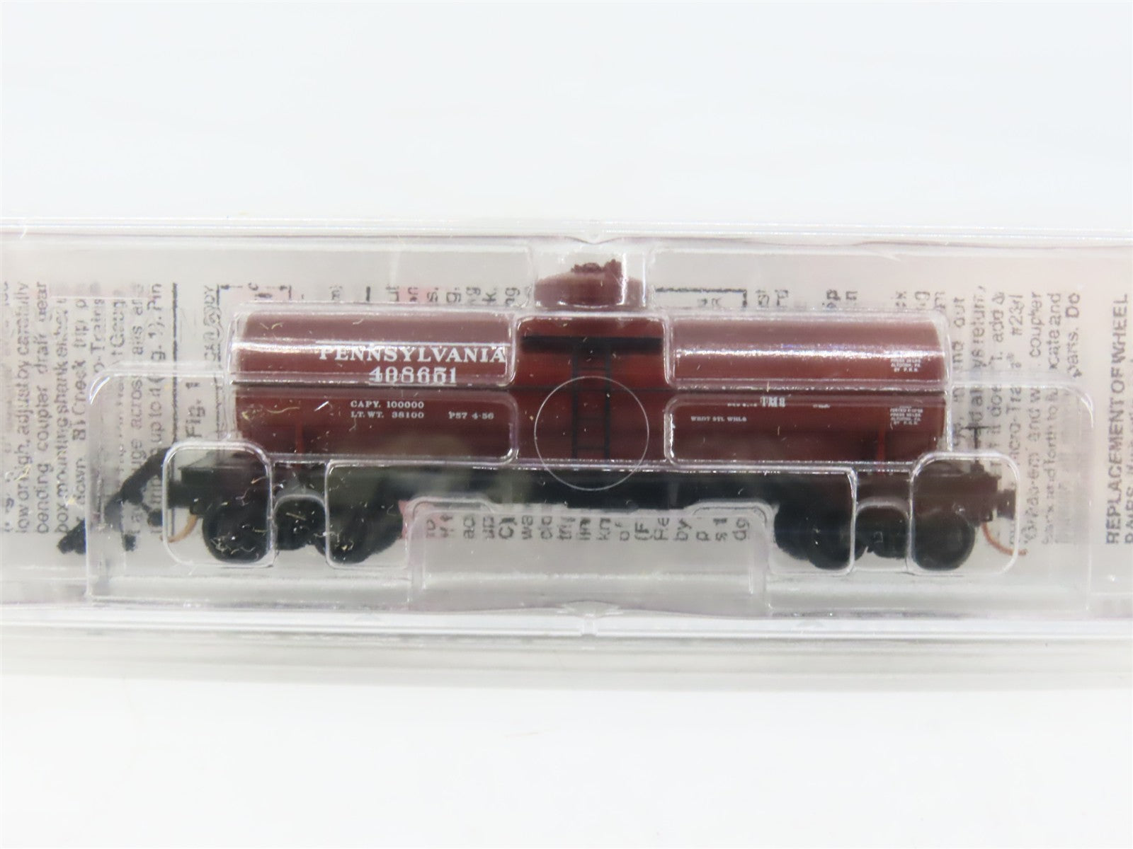 N Scale Micro-Trains MTL 65230 PRR Pennsylvania Railroad Tank Car 498651 RTR