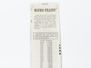 N Scale Micro-Trains MTL 65240 GN Great Northern 39' Tank Car X-1153 RTR