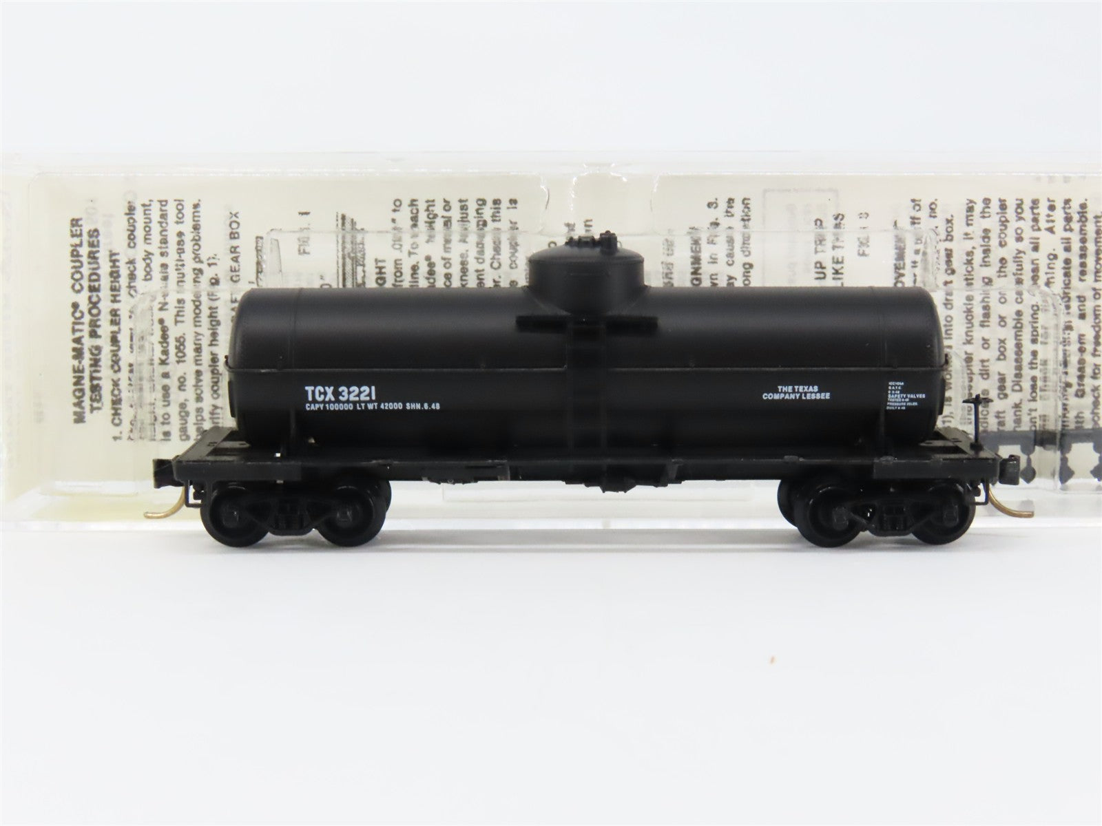 N Scale Micro-Trains MTL 65250 The Texas Company 39' Single Dome Tank Car RTR