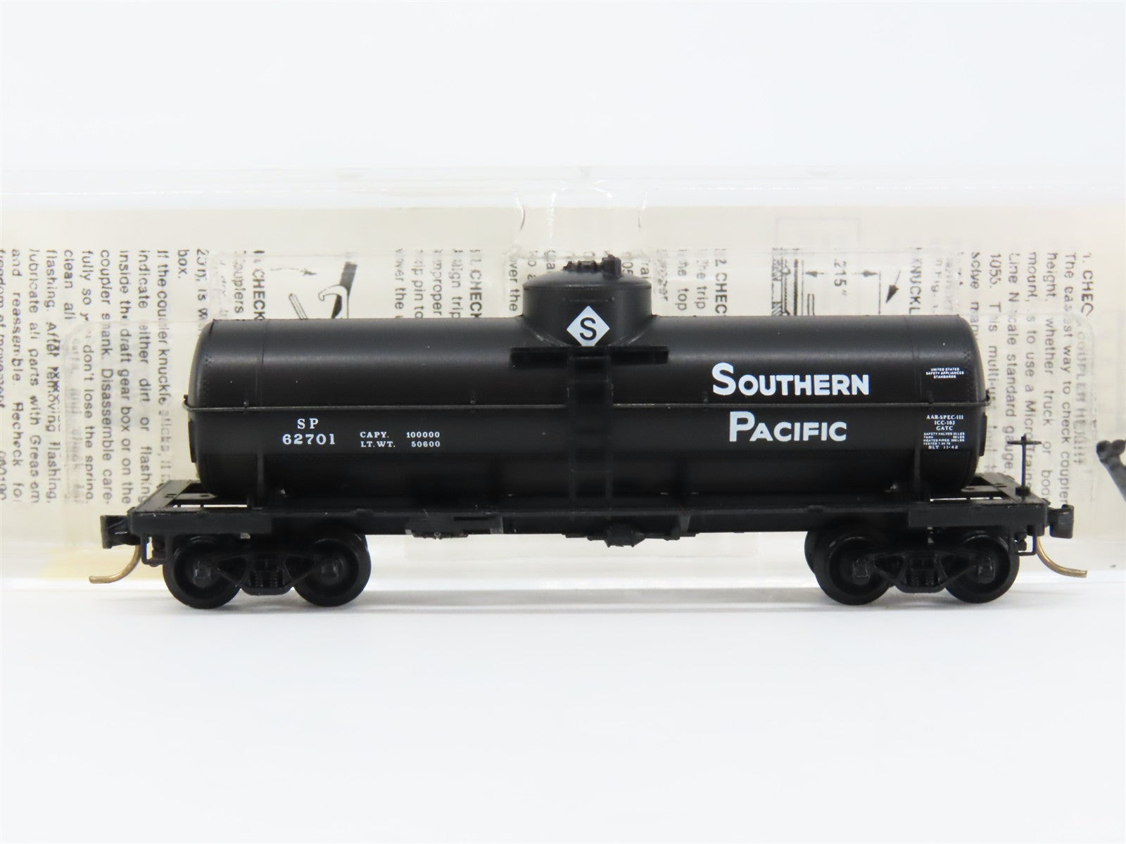 N Scale Micro-Trains MTL 65330 SP Southern Pacific 39' Tank Car 62701 RTR