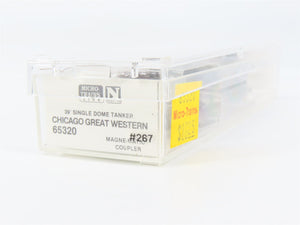 N Scale Micro-Trains MTL 65320 CGW Chicago Great Western 39' Tank Car 267 RTR