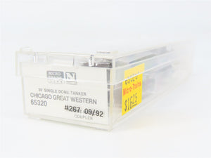 N Scale Micro-Trains MTL 65320 CGW Chicago Great Western 39' Tank Car 267 RTR