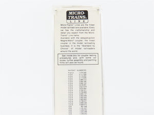 N Scale Micro-Trains MTL 65290 CNJ Jersey Central 39' Tank Car 95204 RTR