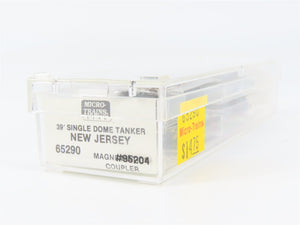 N Scale Micro-Trains MTL 65290 CNJ Jersey Central 39' Tank Car 95204 RTR
