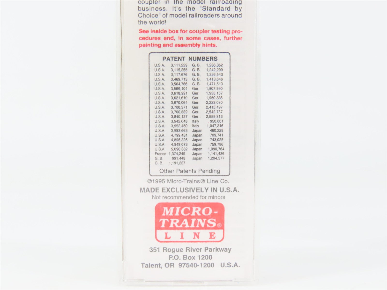 N Scale Micro-Trains MTL 65380 MTL Micro-Trains Line 39' Tank Car 1995 RTR