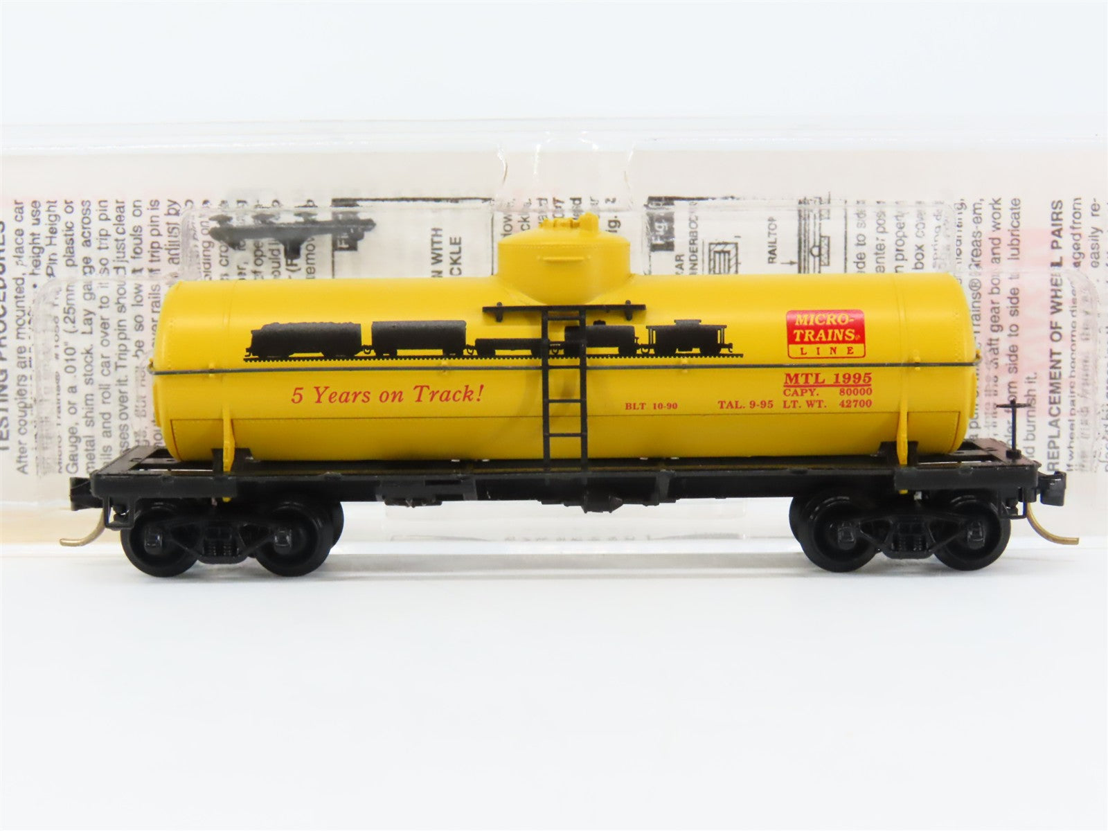 N Scale Micro-Trains MTL 65380 MTL Micro-Trains Line 39' Tank Car 1995 RTR