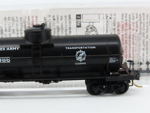 N Scale Micro-Trains MTL 65370 USAX U.S. Army 39' Tank Car 10986 RTR