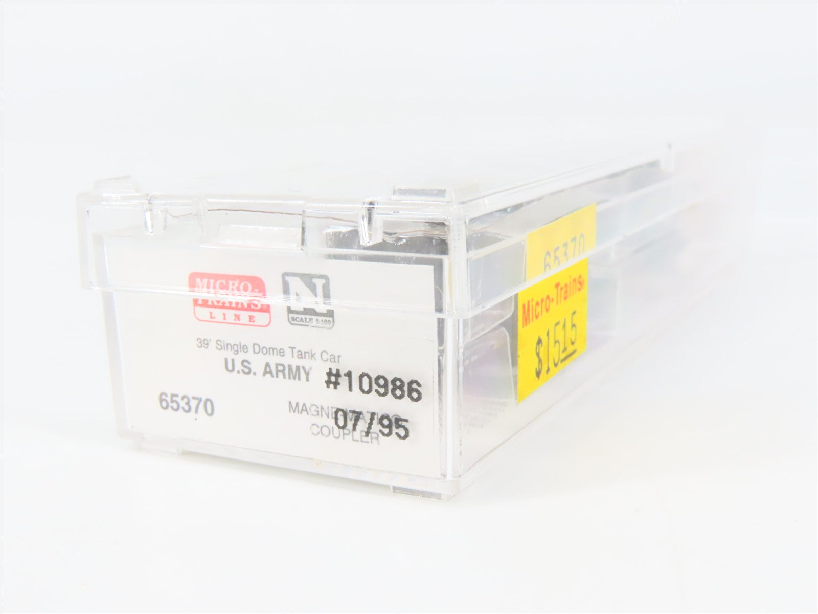 N Scale Micro-Trains MTL 65370 USAX U.S. Army 39' Tank Car 10986 RTR