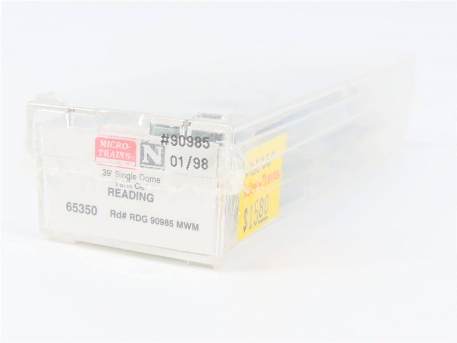 N Scale Micro-Trains MTL 65350 RDG Reading 39' Single Dome Tank Car 90985 RTR