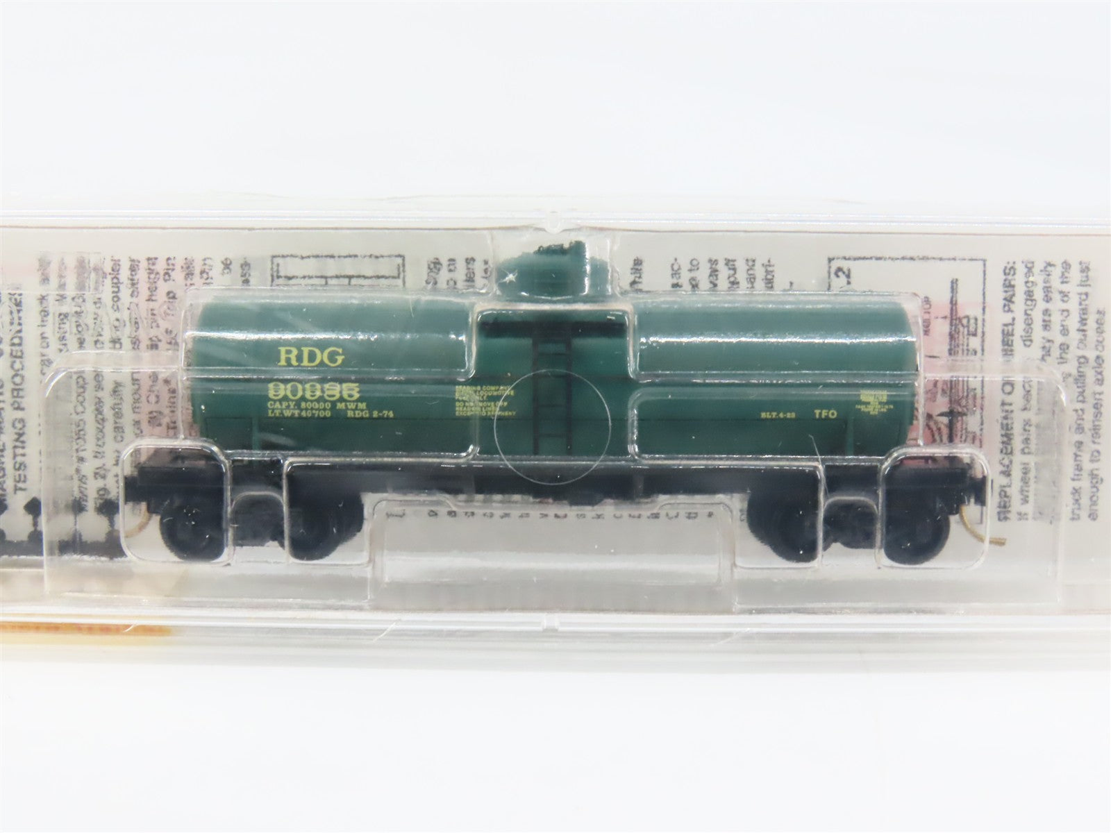 N Scale Micro-Trains MTL 65350 RDG Reading 39' Single Dome Tank Car 90985 RTR